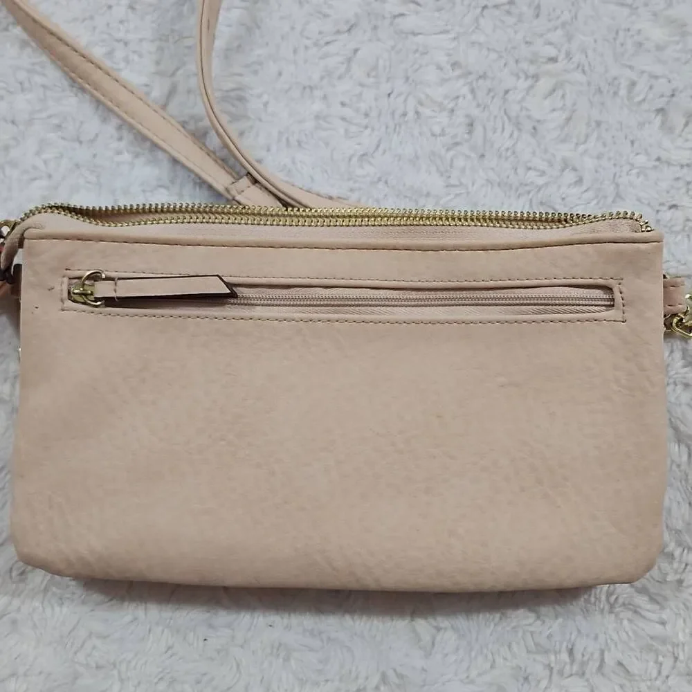 Jessica Simpson Ryanne Crossbody Metallic studded chained strap party purse